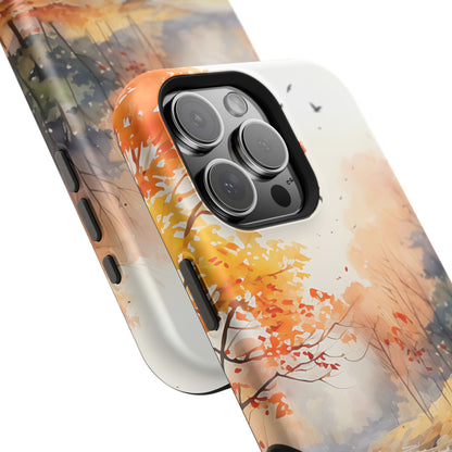 Autumn River Serenity – MagSafe iPhone Case