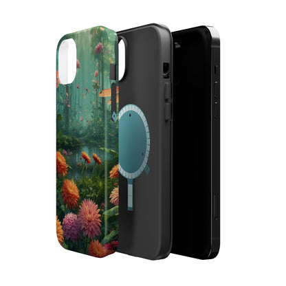 Enchanted Forest Dragonflies & Blossoms – MagSafe iPhone Series Case