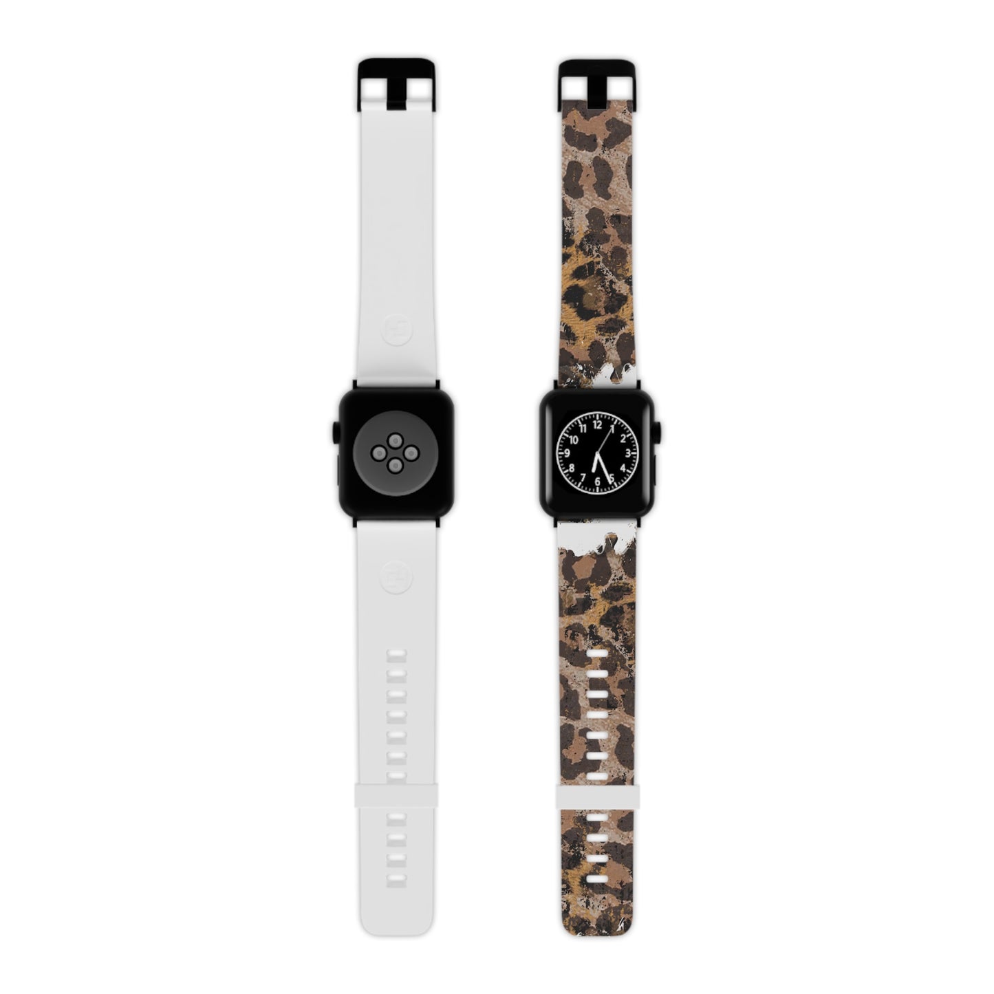 Vintage Distressed Leopard Print Apple Watch Band