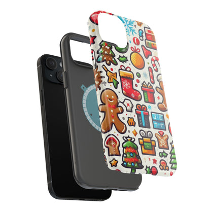 Festive Christmas Icons Pattern – MagSafe iPhone Series Case