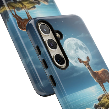 Enchanted Fawn Under the Moonlit Sky Samsung Galaxy Case