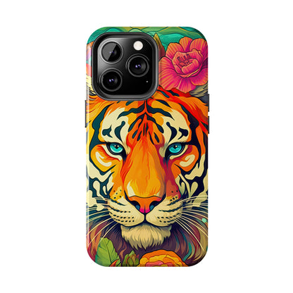 Fierce Rainbow Tiger Art - iPhone Series Case