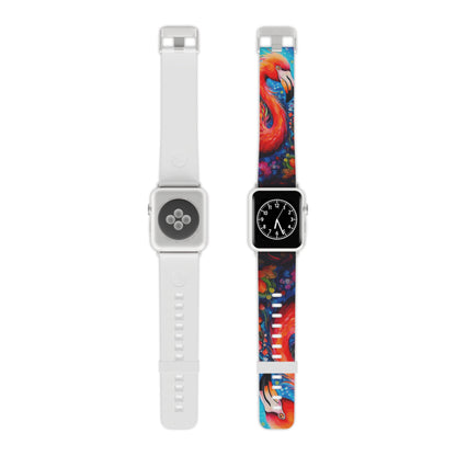 Tropical Elegance Flamingo Apple Watch Band