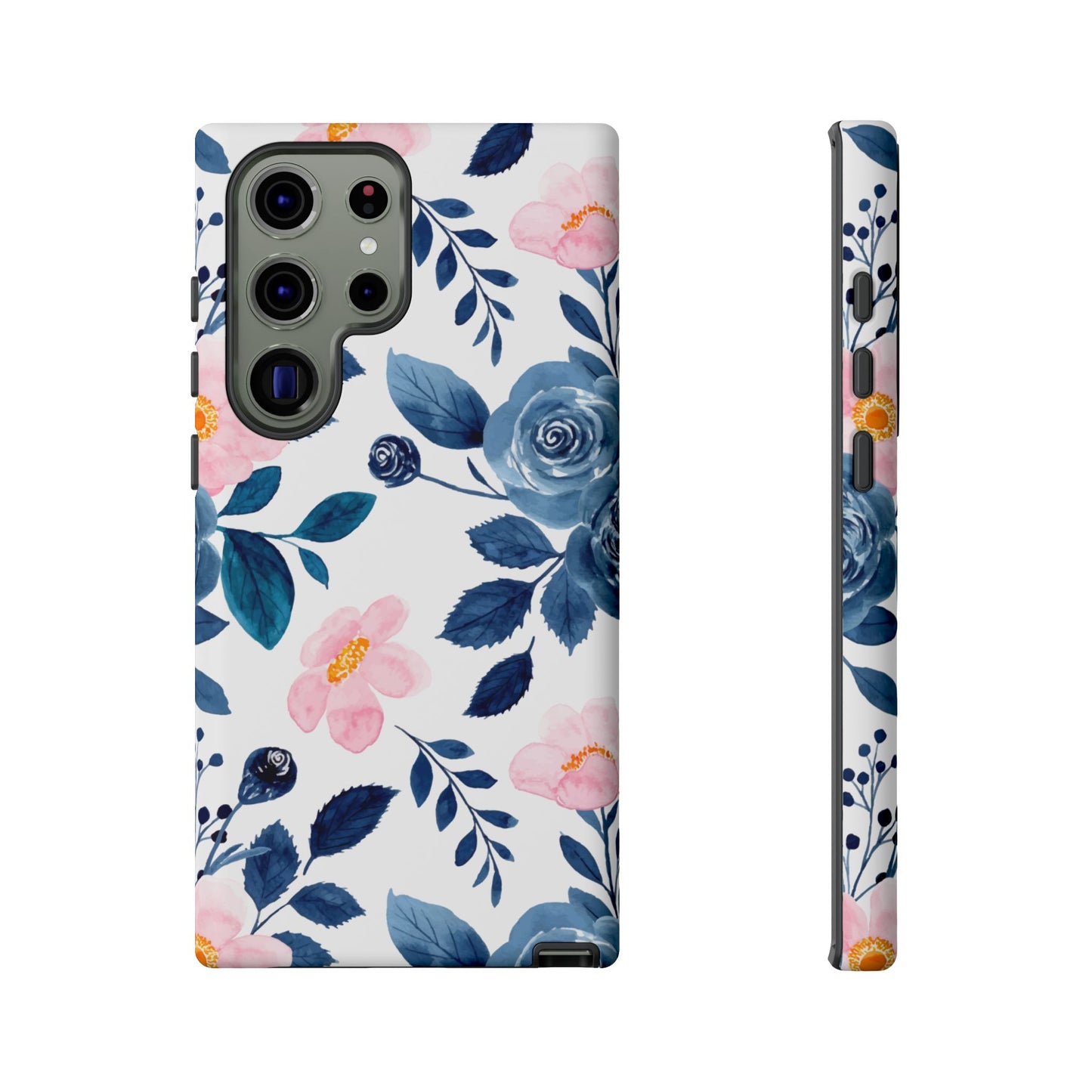 Pastel Garden Charm – Samsung Galaxy Case with Delicate Floral Design