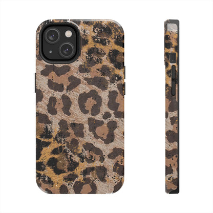 Vintage Distressed Leopard Print - iPhone Series Case