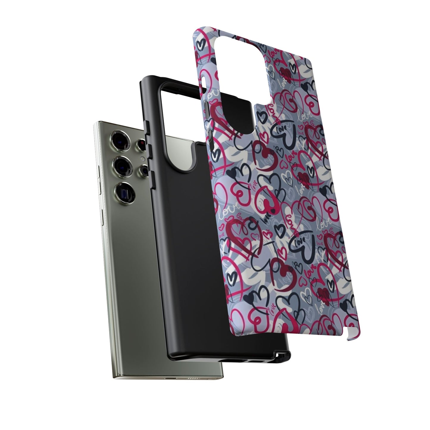 Graffiti Love Hearts Samsung Galaxy Case