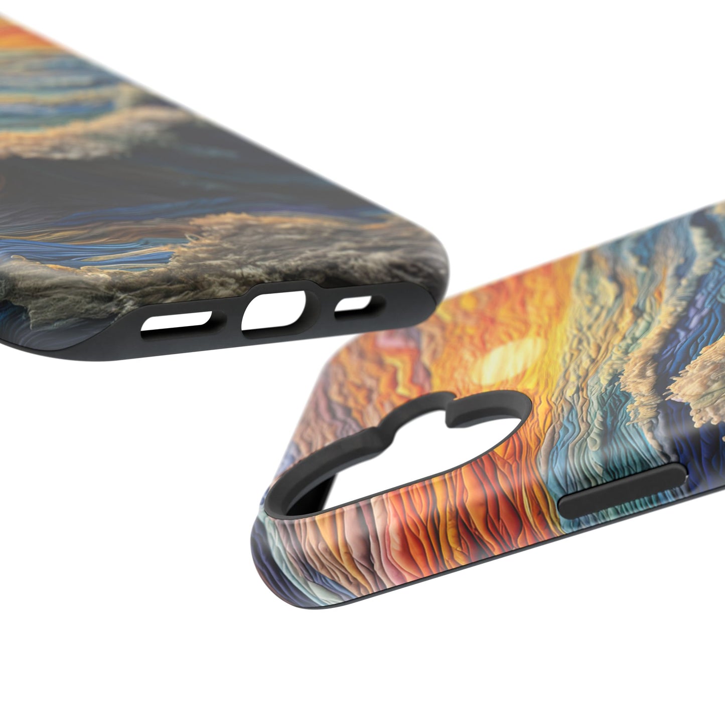 Ocean Sunset Tapestry Waves – MagSafe iPhone Series Case