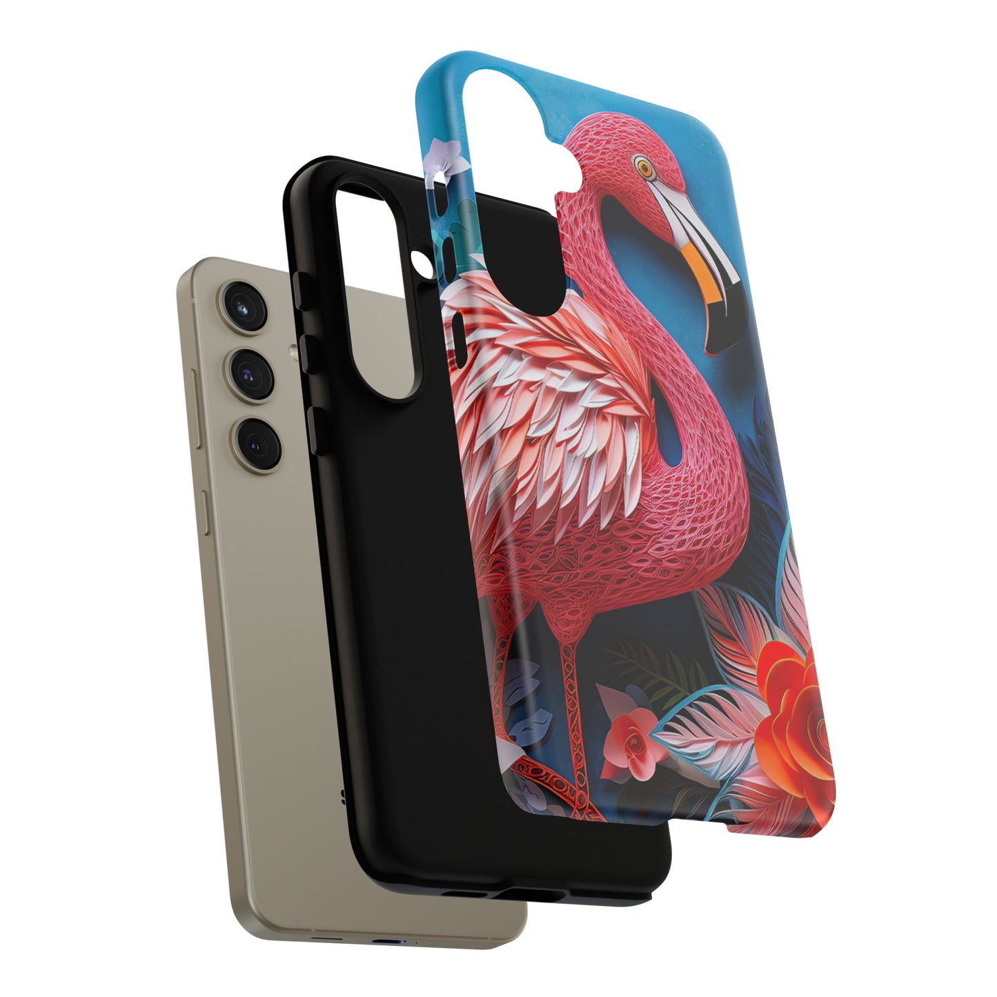 Flamingo Dreams – Bold Tropical Samsung Case