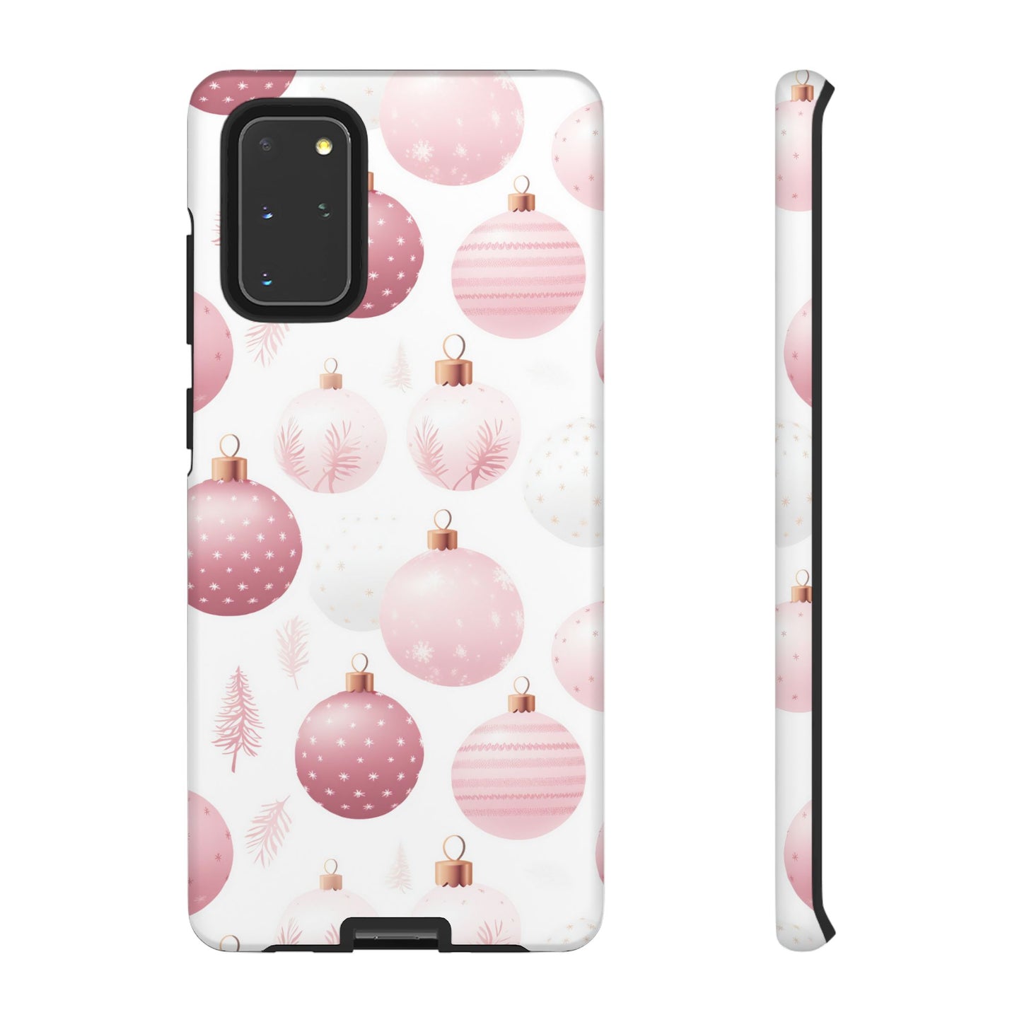 Samsung Galaxy Case: Merry in Pink – Christmas Balls