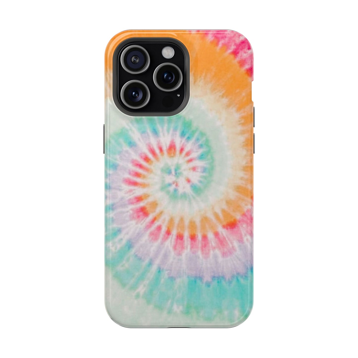 Pastel Tie-Dye MagSafe iPhone Case – Soft Colors & Magnetic Functionality