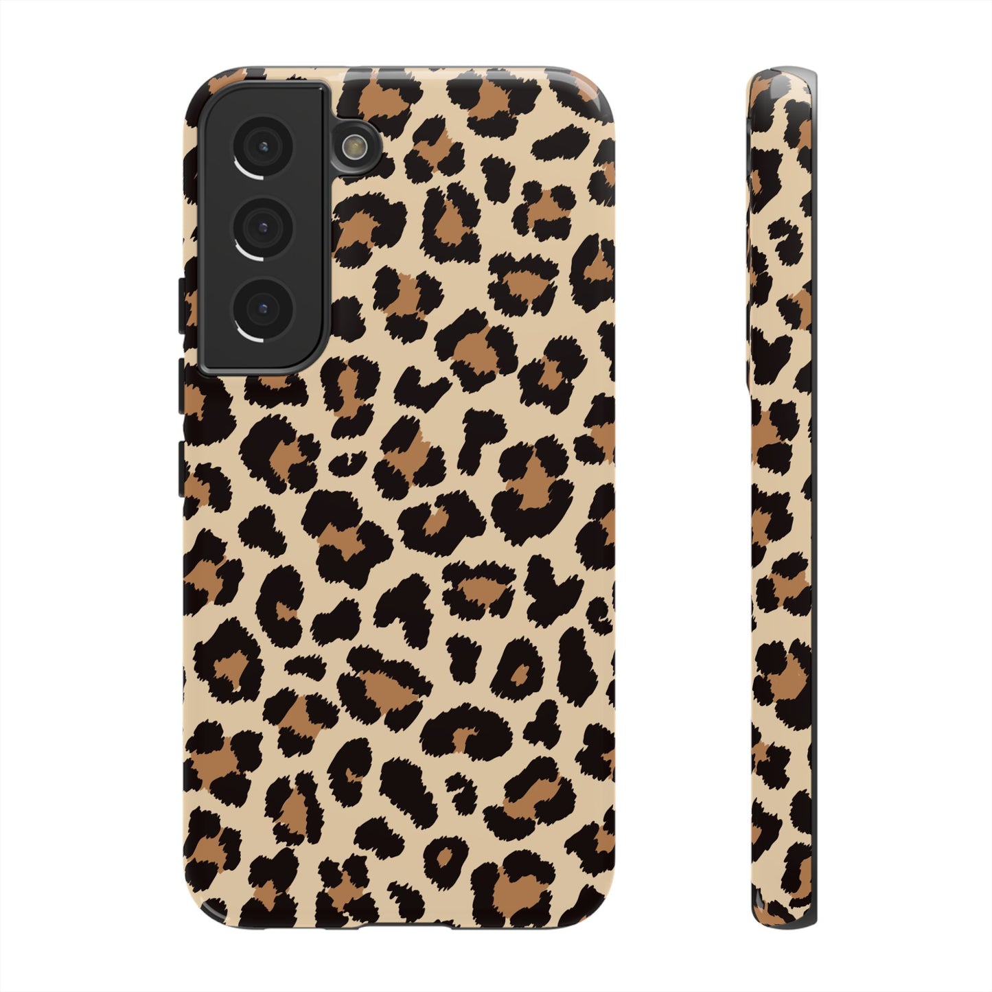 Wild Leopard Print Tough Samsung Galaxy Case – Bold Animal Pattern Design with Dual - Layer Protection - BOGO Cases