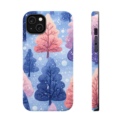 Pink & Purple Winter Wonderland - MagSafe iPhone Series Case