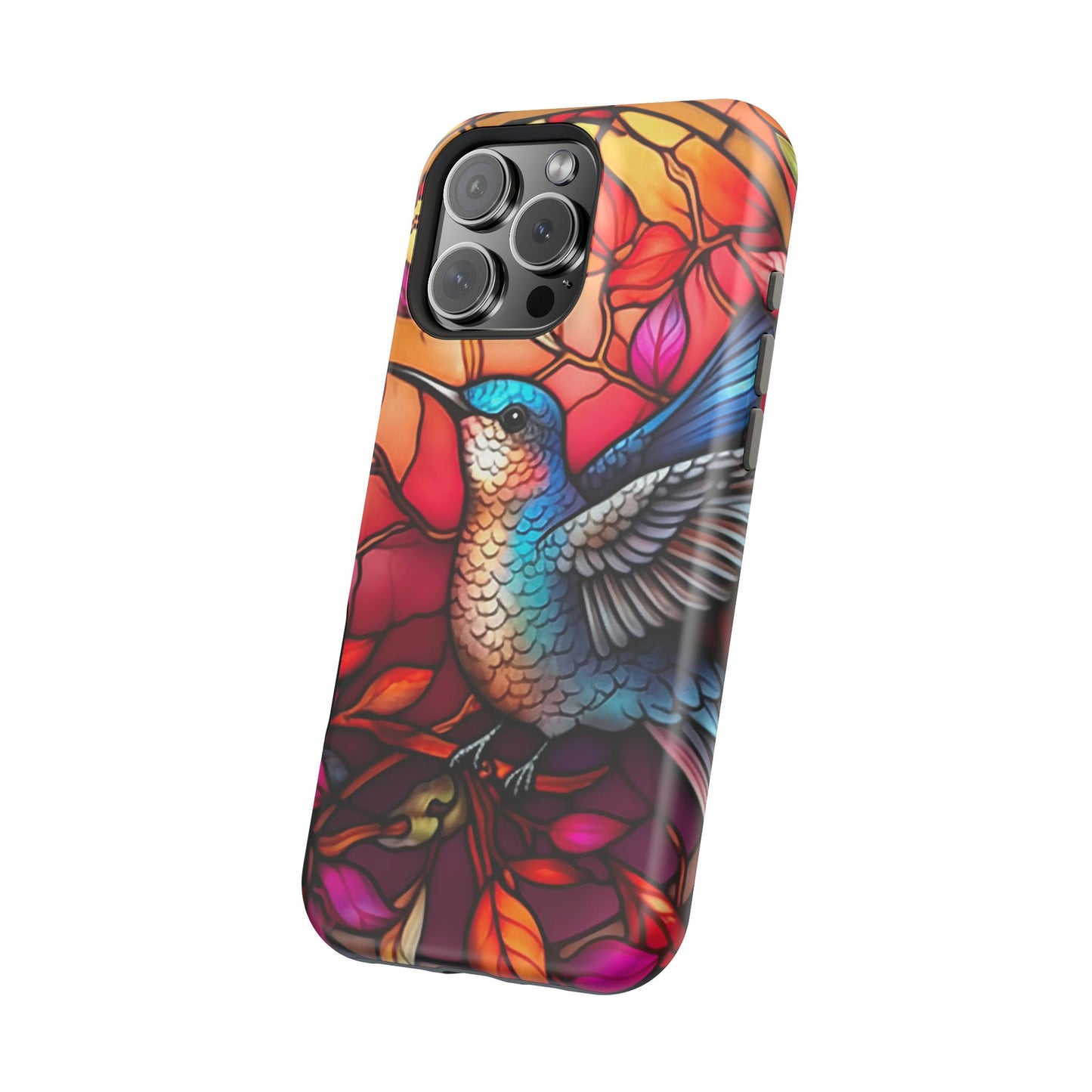 Radiant Multicolor Bird Artwork - MagSafe iPhone Case