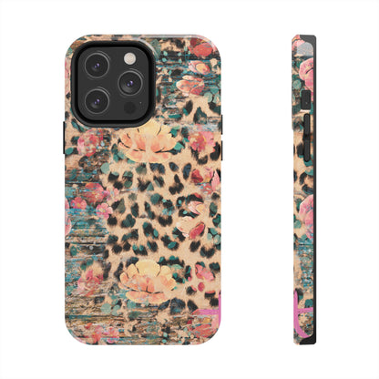 Rustic Floral Leopard - iPhone Series Case