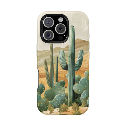 Desert Oasis Cactus iPhone Case