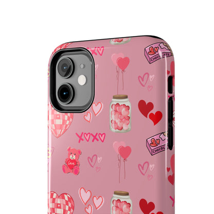 Pink Valentine Love Collage – iPhone Case