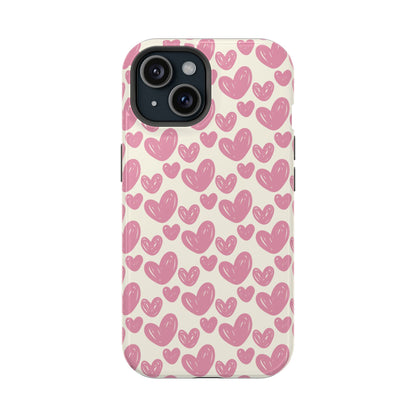 Heartfelt Pattern MagSafe iPhone Case