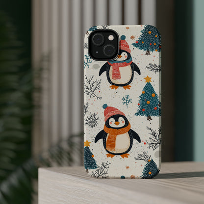 Snowy Christmas Cheer MagSafe iPhone Case