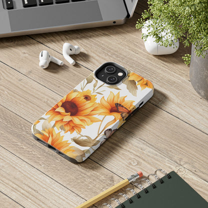 Sunflower & Monarch Garden - iPhone Series Case