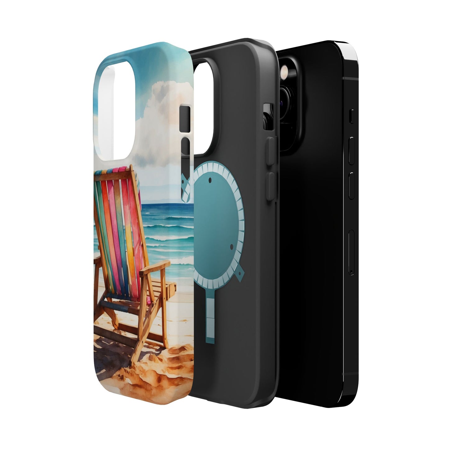 Vibrant Beach Escape MagSafe iPhone Case – Summer Vibes Design