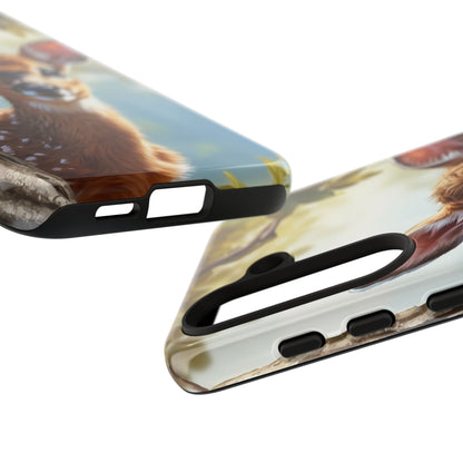 Whimsical Fawn in a Sunlit Forest Samsung Galaxy Case