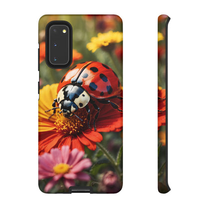 Ladybug on Orange Daisy - Samsung Galaxy Case