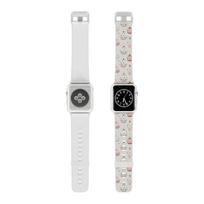  Blush Pink Holiday Ornaments Apple Watch Band