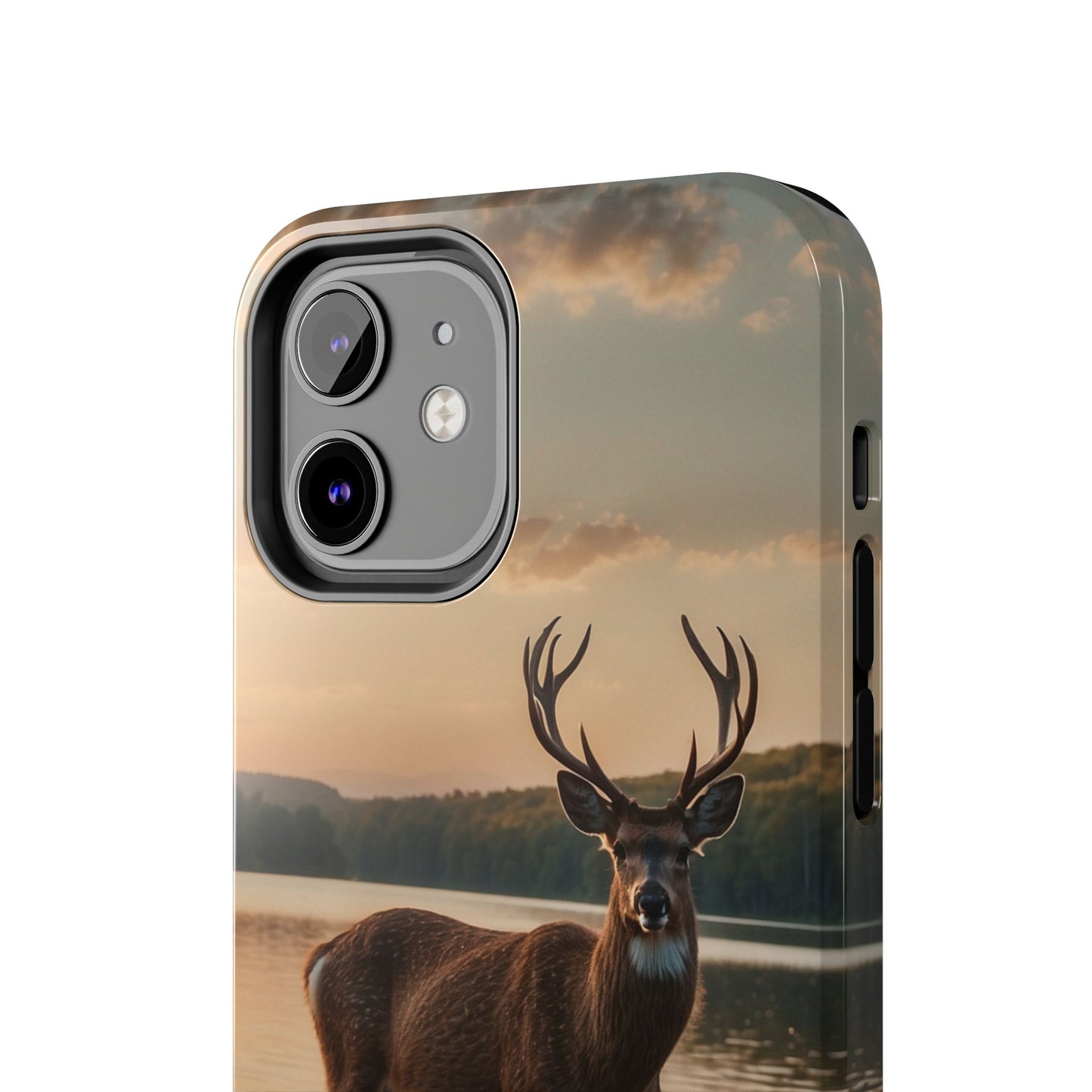 Majestic Stag at Sunset – iPhone Case