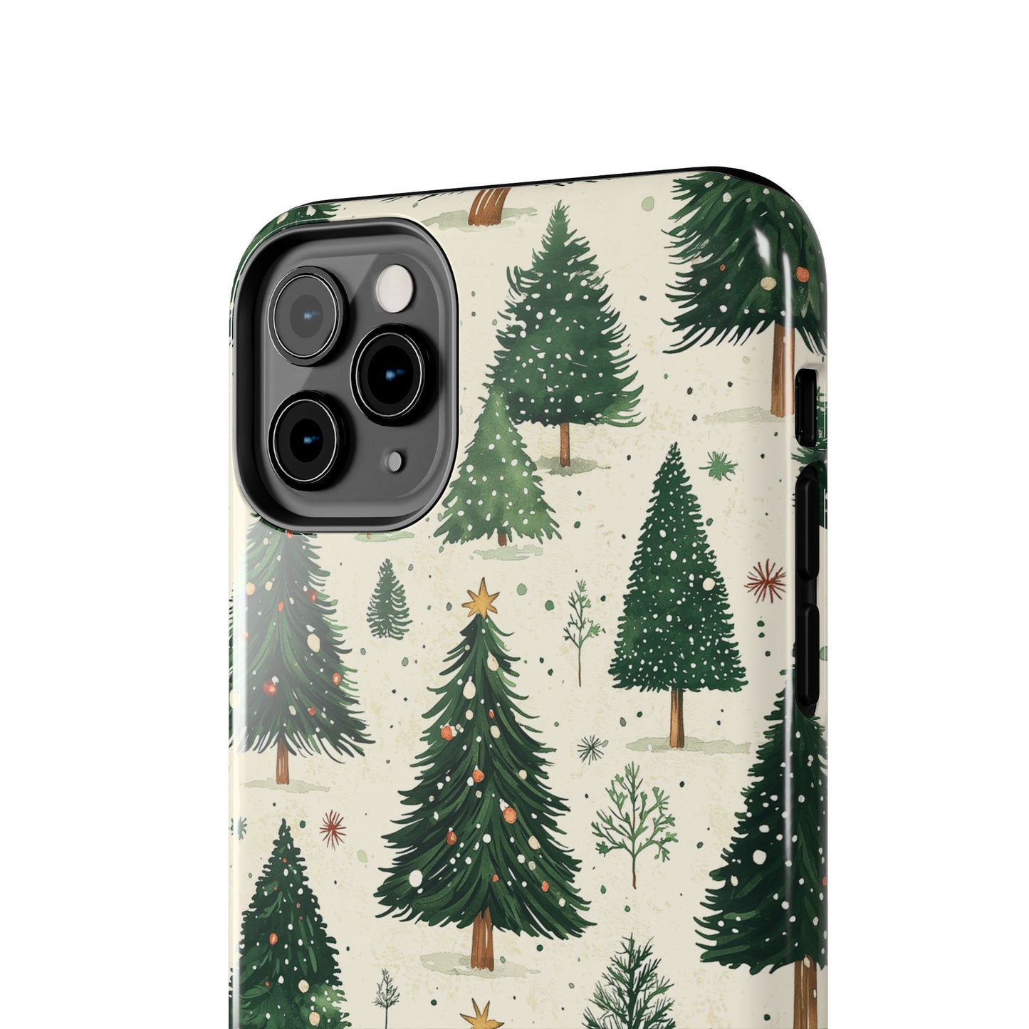 Festive Christmas Tree Forest Pattern – iPhone Series Case