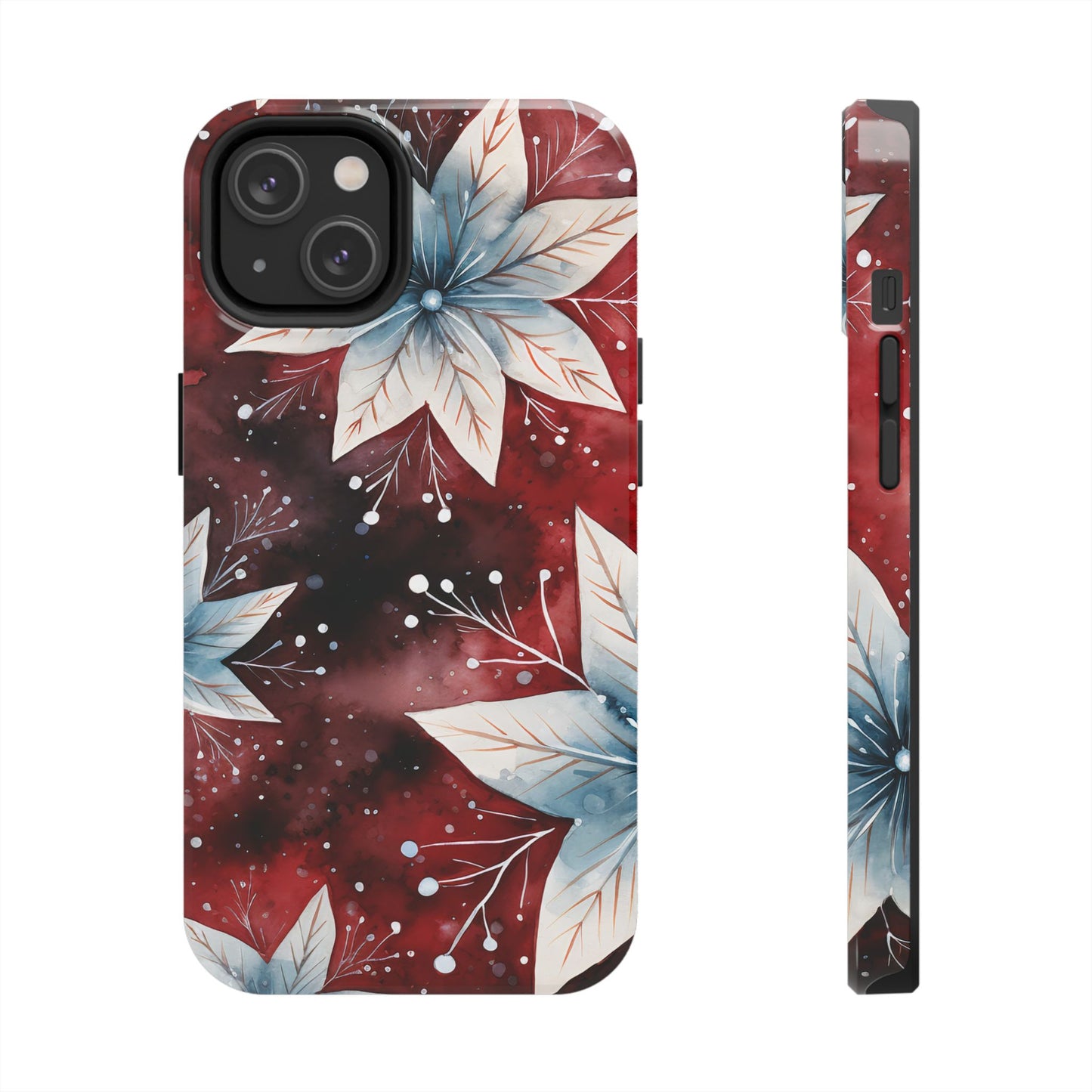 Winter Bloom Poinsettia – iPhone Case