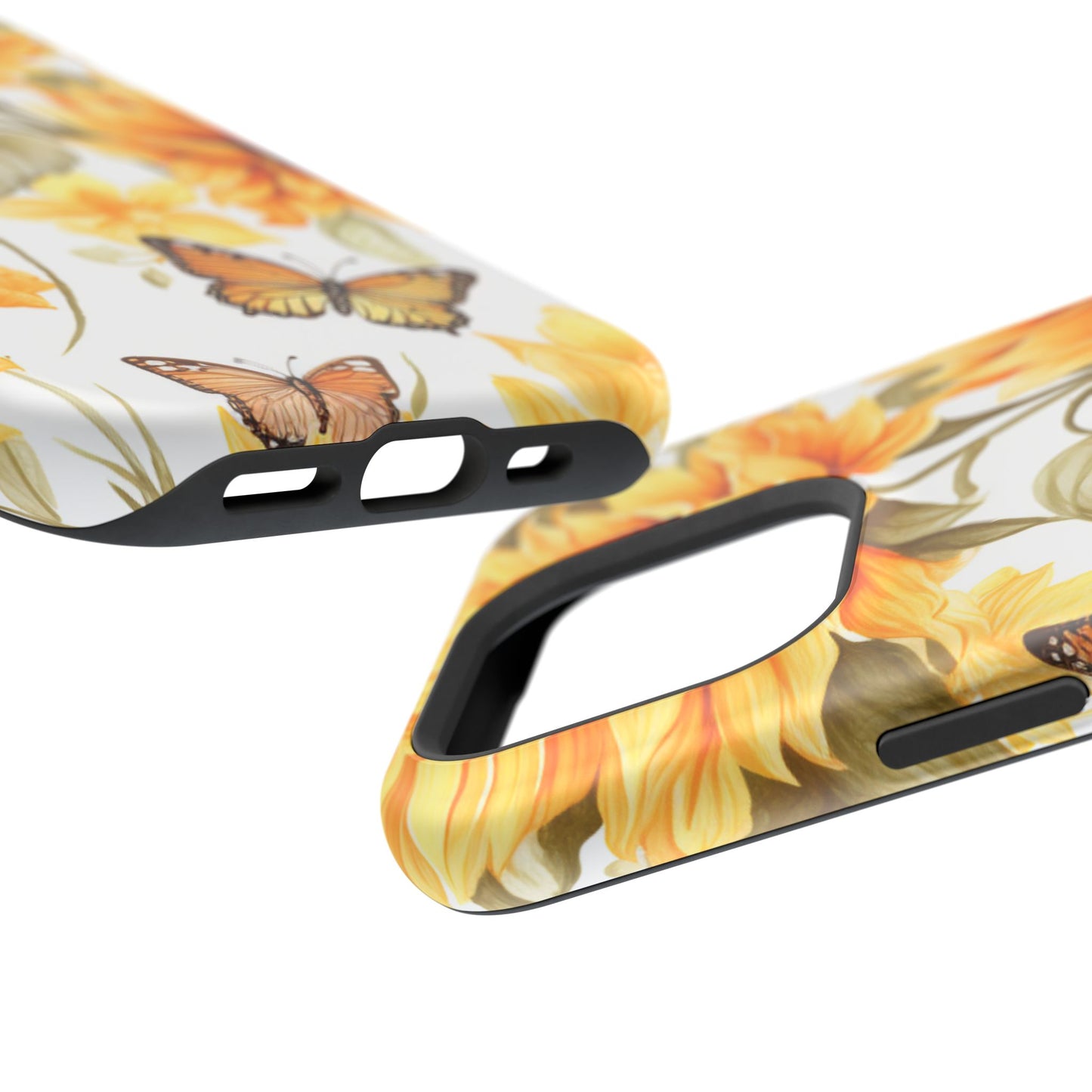 Sunflower & Butterfly Bliss - MagSafe iPhone Series Case