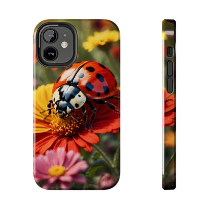 Ladybug on Orange Daisy - iPhone Series Case