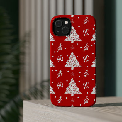 MagSafe iPhone Case: Ho Ho Ho – Christmas Tree Wonderland