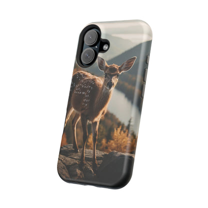 Whimsical Fawn in a Sunlit Forest MagSafe iPhone Case