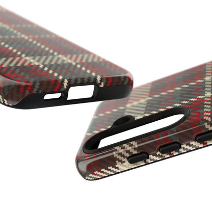Cozy Rustic Plaid - Samsung Galaxy Series Case