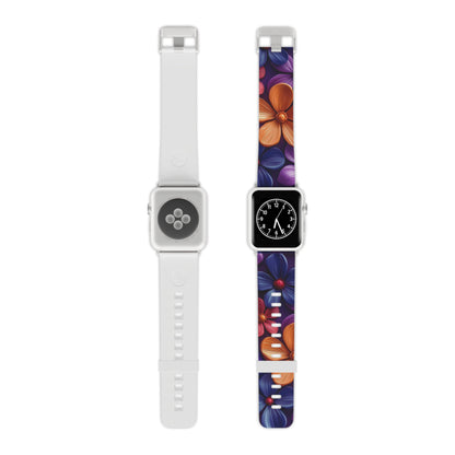 Bold Floral 3D Apple Watch Band