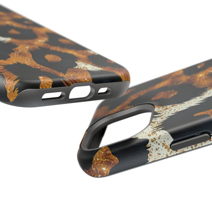 Safari Noir Gold Leopard iPhone Case