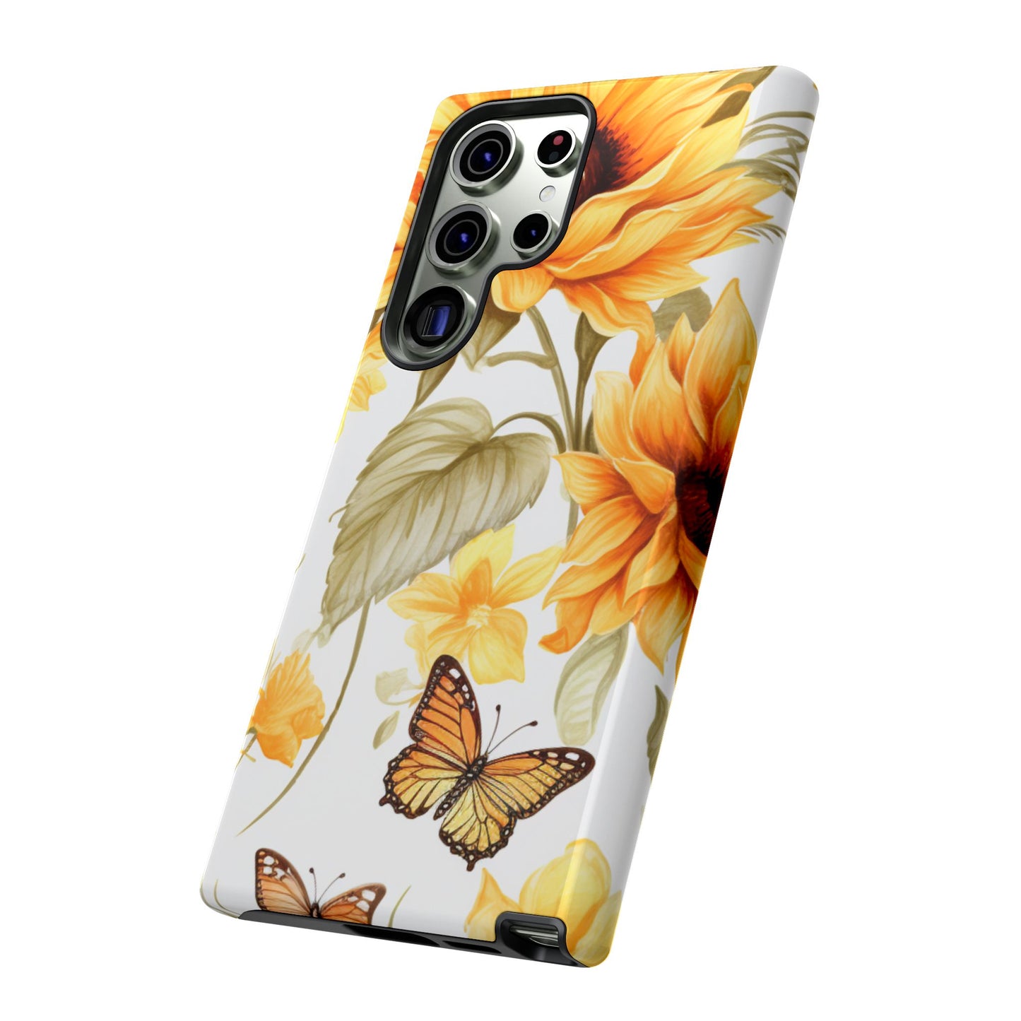 Sunflower & Butterfly Bliss - Samsung Galaxy  Series Case