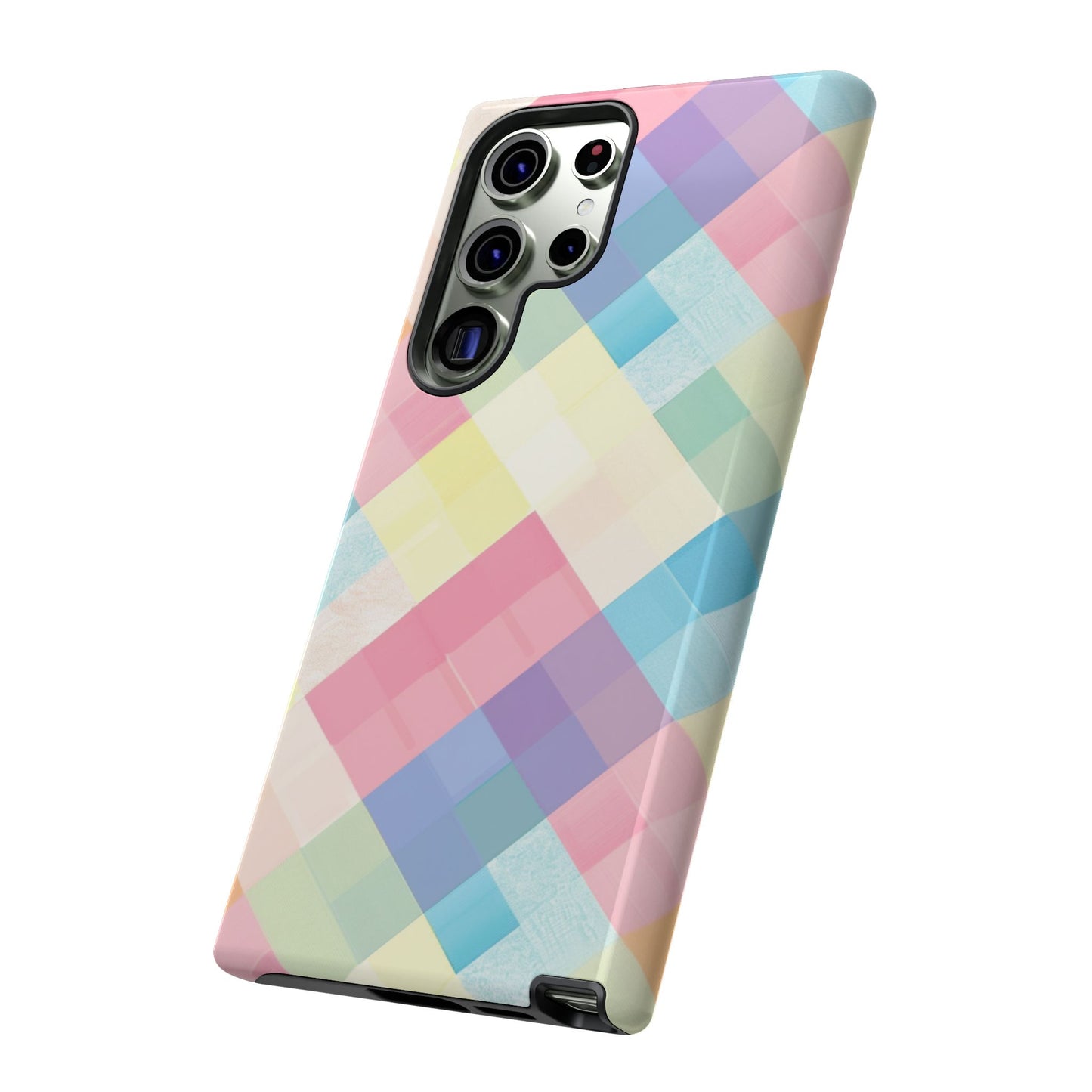 Spring Sonata Pastel Plaid Case