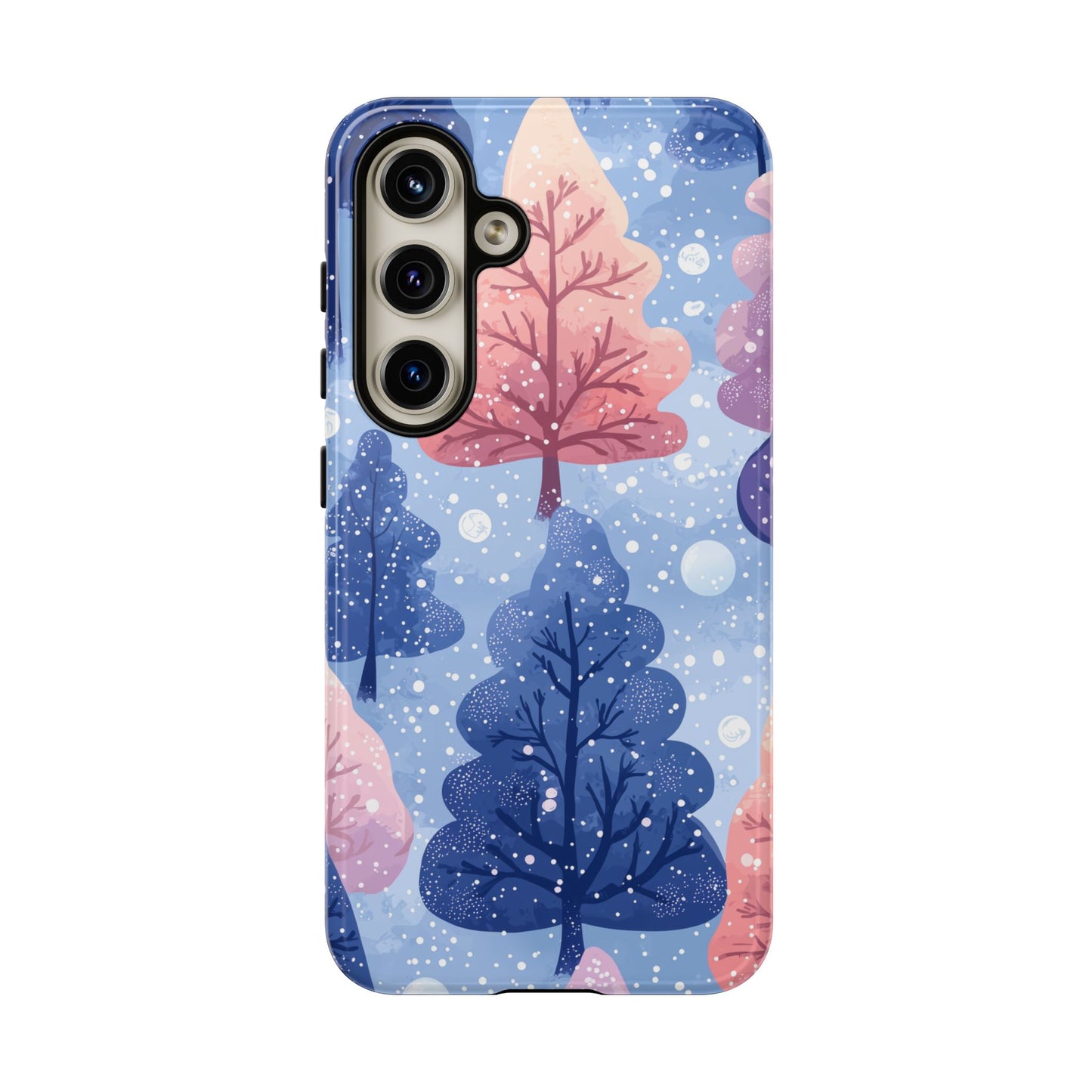 Pink & Purple Winter Wonderland - Samsung Galaxy Series Case