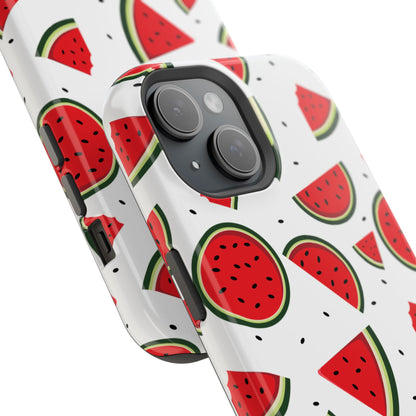 Sweet Watermelon MagSafe iPhone Case – Fresh & Fun Fruit Pattern with Summer Vibes