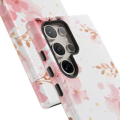 Soft Pink Cherry Blossom Samsung Galaxy Case – Elegant Floral Design