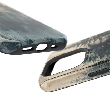 Misty Forest MagSafe iPhone Case - Rustic Nature-Inspired Protective Cover