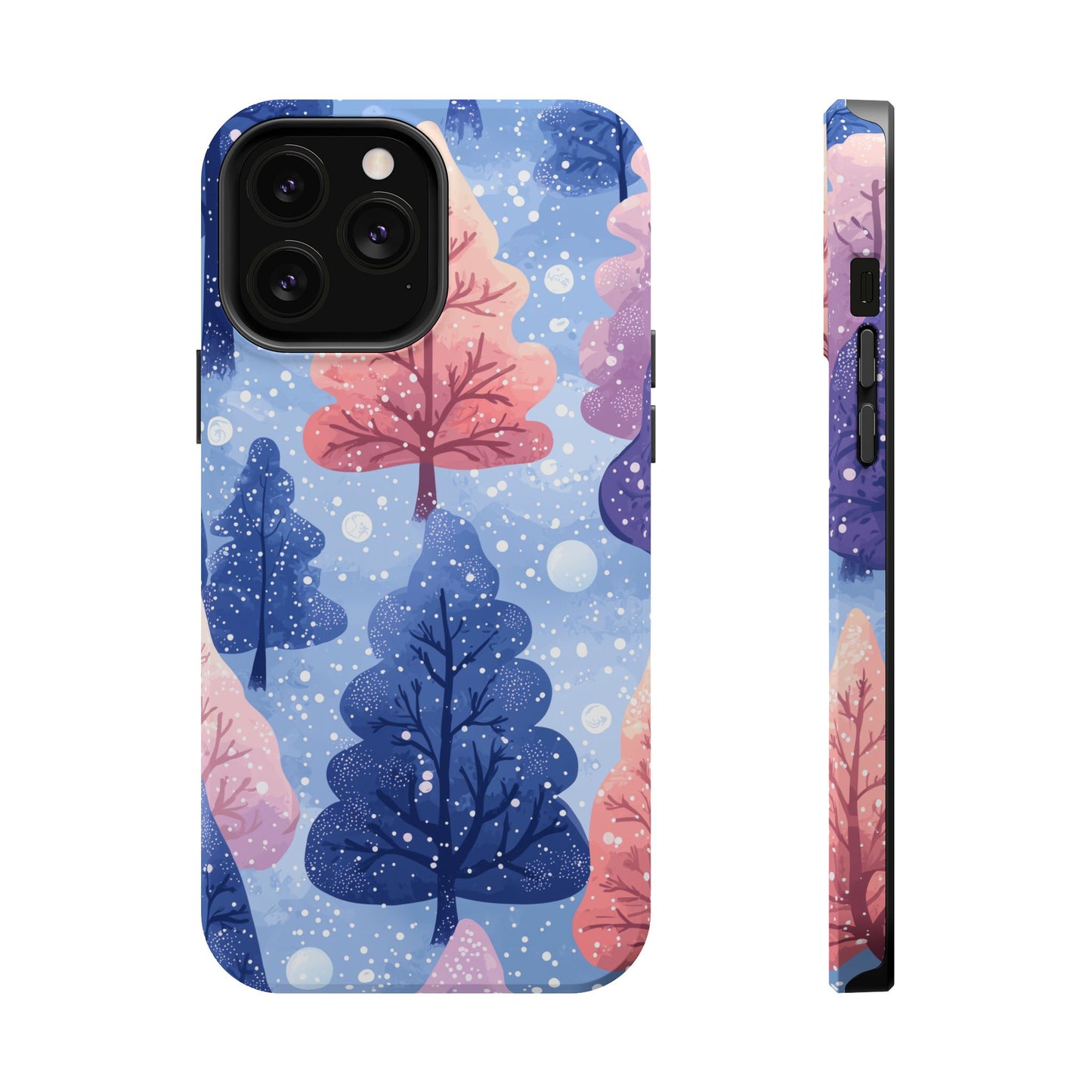 Pink & Purple Winter Wonderland - MagSafe iPhone Series Case