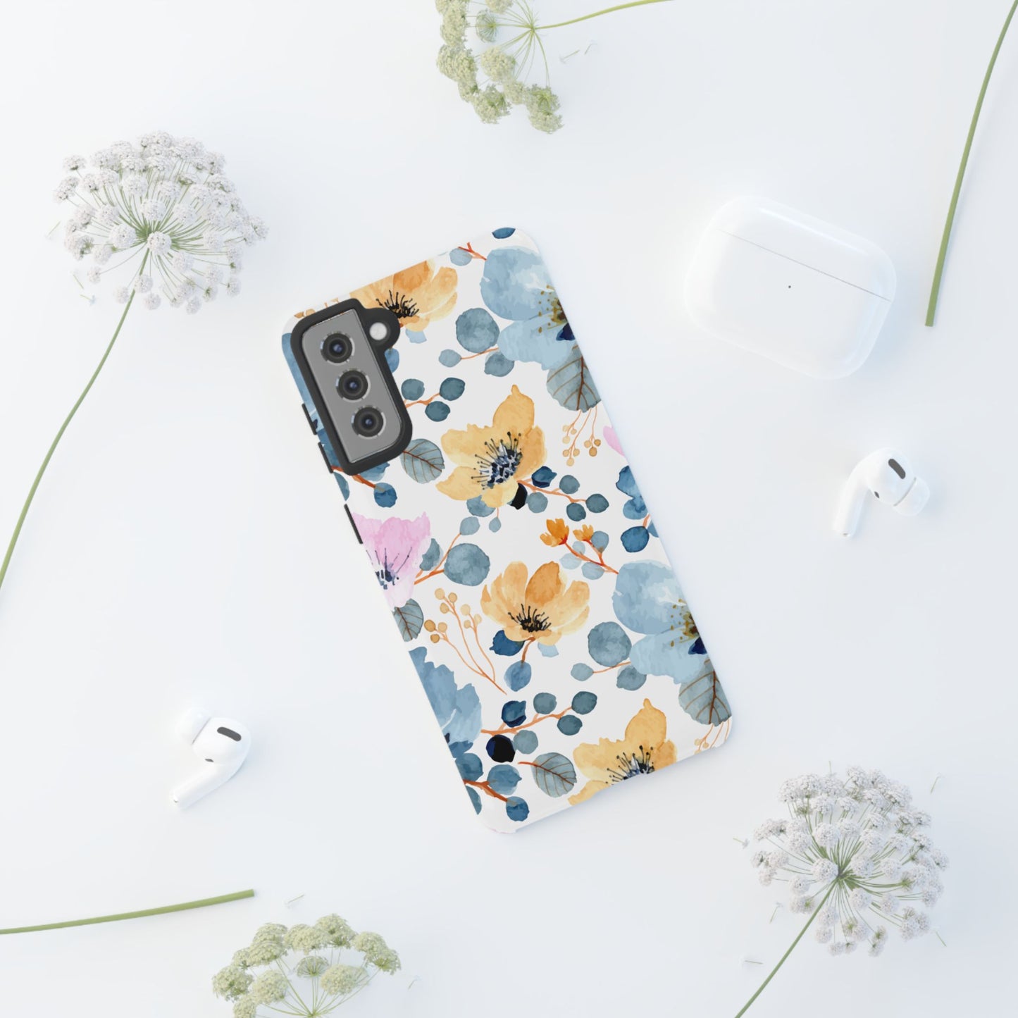 Spring Radiance – Samsung Galaxy Case with Bold Watercolor Florals