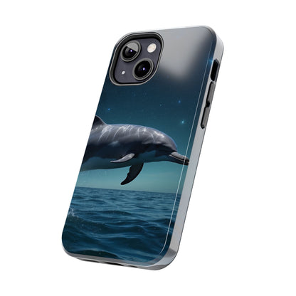 Midnight Ocean Dolphin - iPhone Case