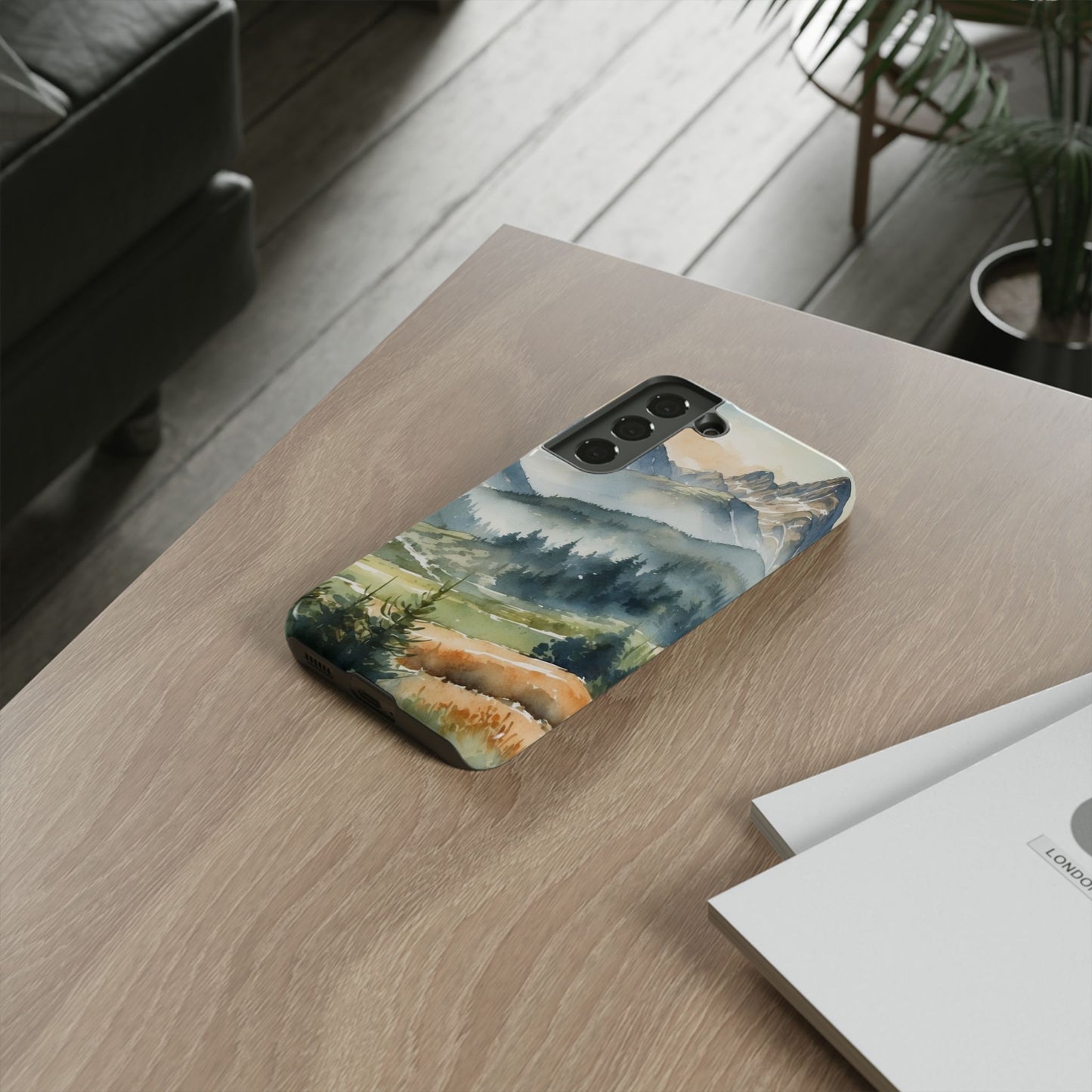 Serene Alpine Forest - Samsung Galaxy Case