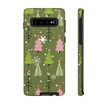 Whimsical Christmas Tree Pattern – Samsung Galaxy Series Case