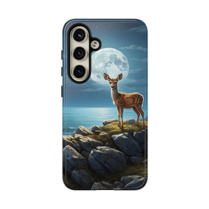 Enchanted Fawn Under the Moonlit Sky Samsung Galaxy Case