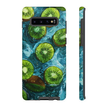 Tropical Kiwi Splash Samsung Galaxy Case – Tough Dual - Layer, Vibrant Summer Design - BOGO Cases